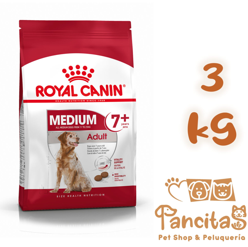 ROYAL CANIN DOG ADULT MEDIUM +7 3KG