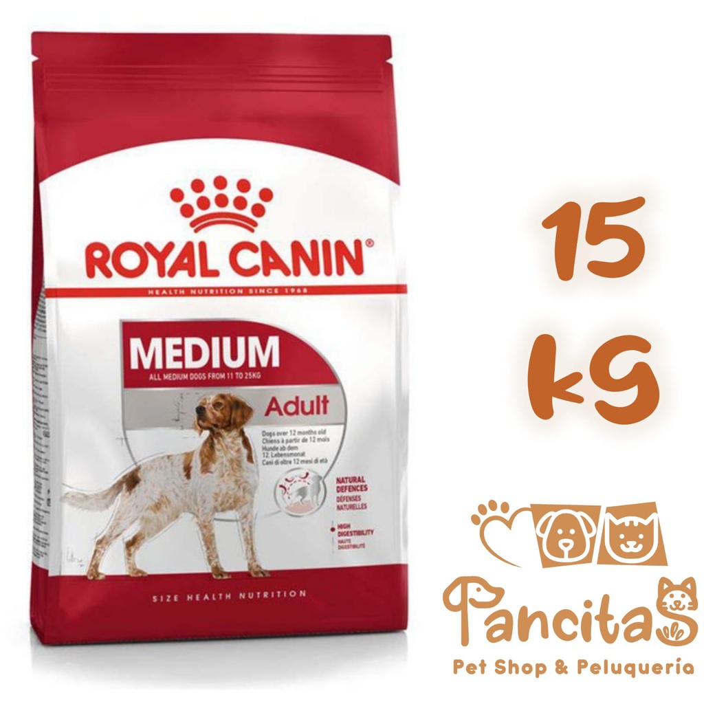 ROYAL CANIN DOG MEDIUM ADULT 15KG PROMO