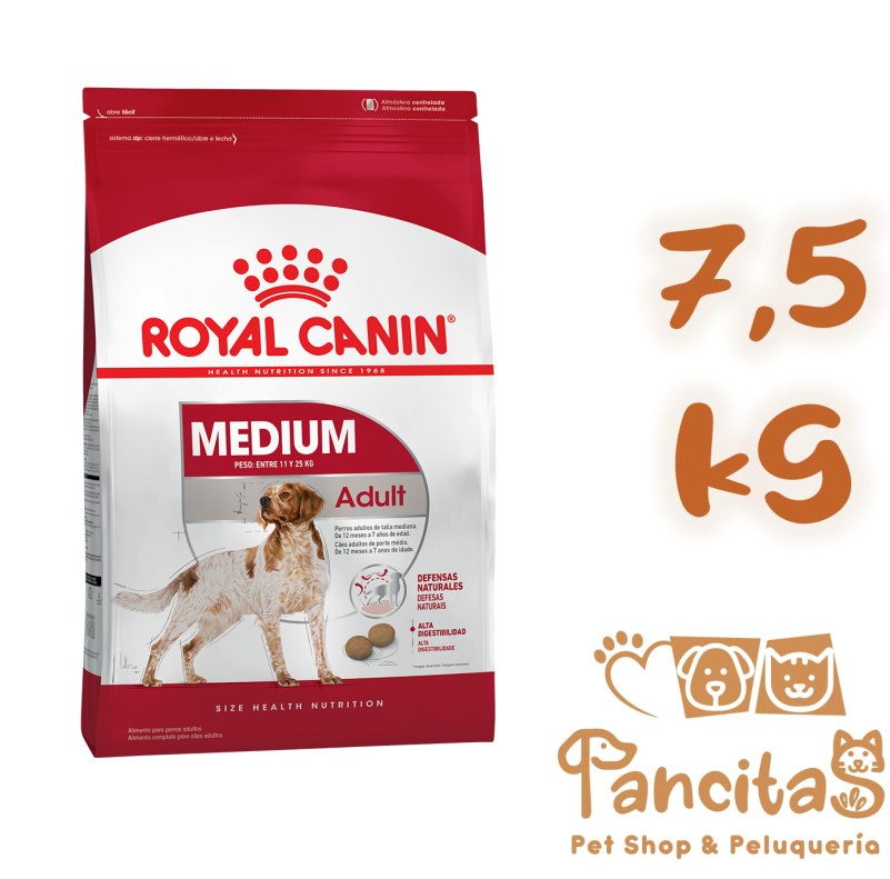 ROYAL CANIN DOG MEDIUM ADULT 7,5KG