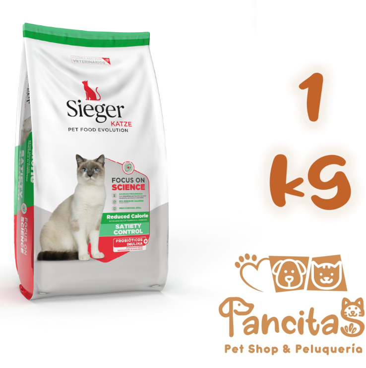 SIEGER KATZE CAT REDUCED CALORIE 1KG