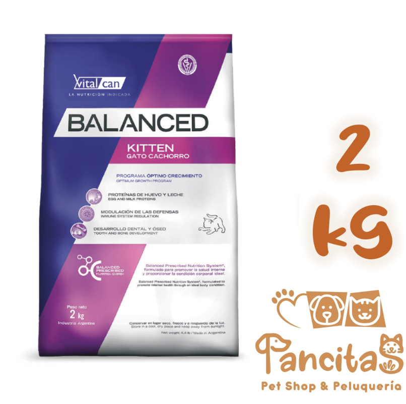 VITAL CAN BALANCED  CAT KITTEN 2KG 