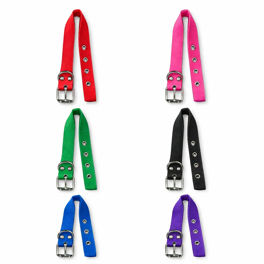 [COLDOBRS] COLLAR NYLON DOBLE (Rosa)