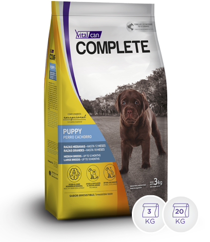 VITAL CAN COMPLETE  DOG PUPPY MED/LAR 20KG