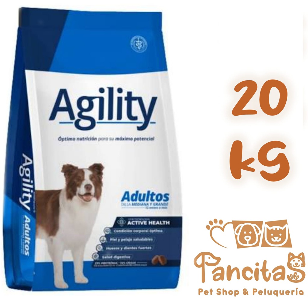 AGILITY DOG ADULTO 20KG PROMO