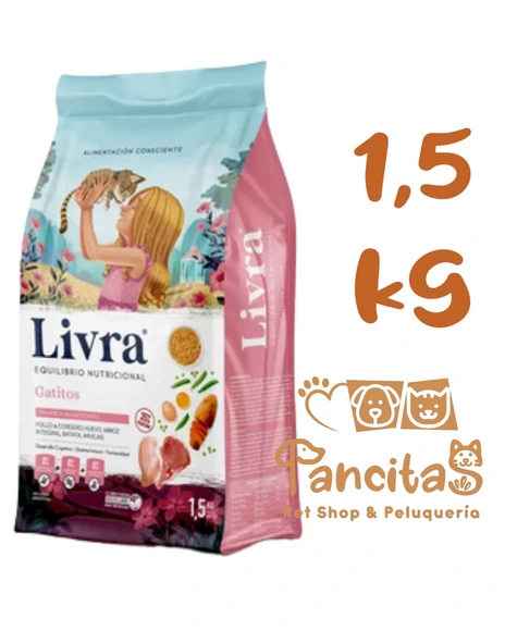 LIVRA GATO KITTEN 1,5KG