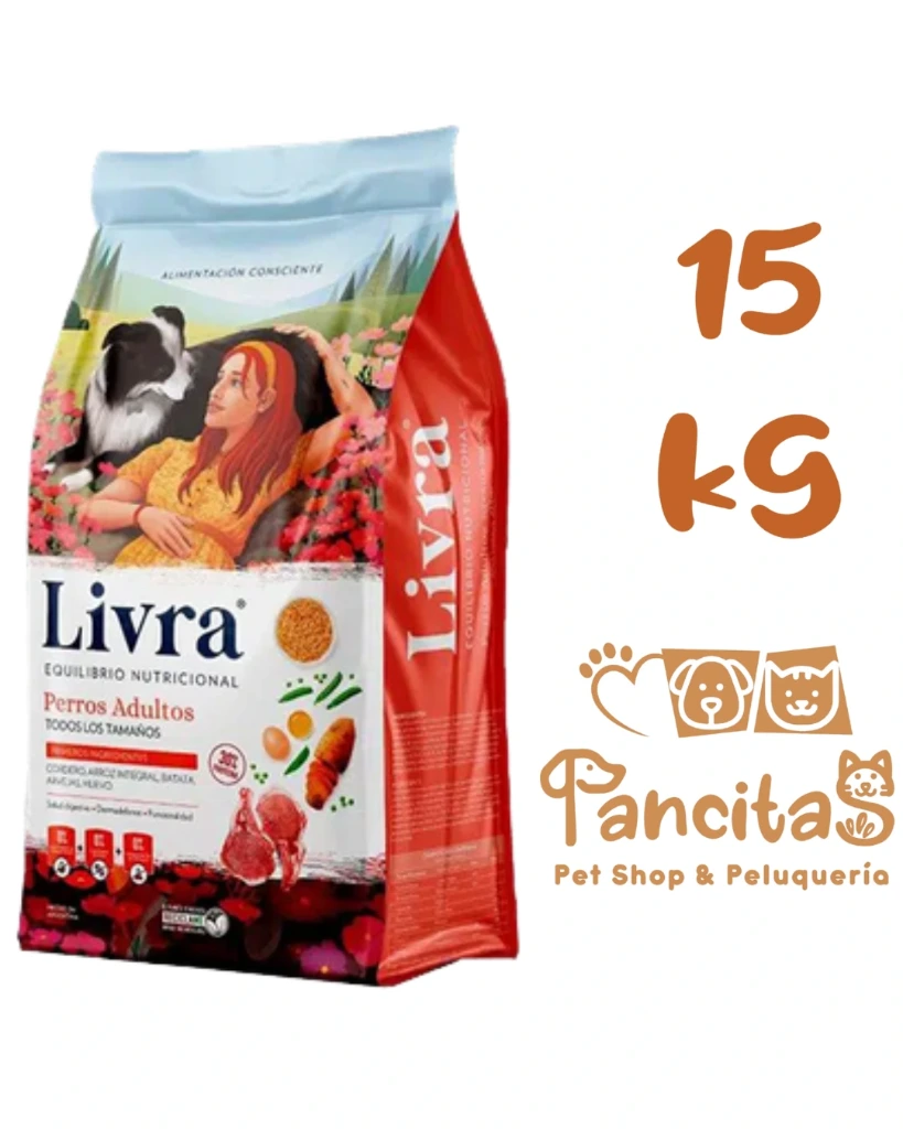LIVRA PERRO ADULTO CORDERO 15KG
