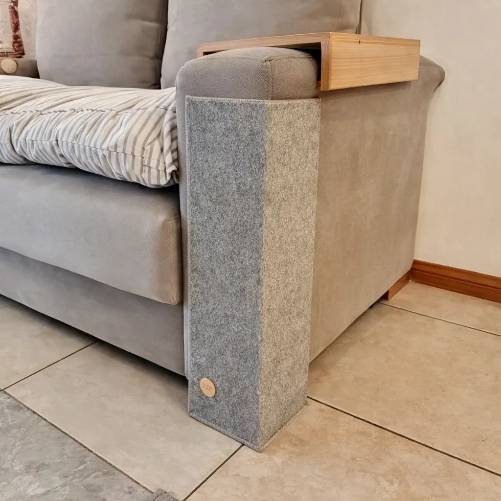 [ESQN] RASCADOR ESQUINERO SILLON 50x21cm (Negro)