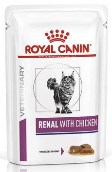 ROYAL CANIN POUCH CAT RENAL WITH CHICKEN PROMO 5+1