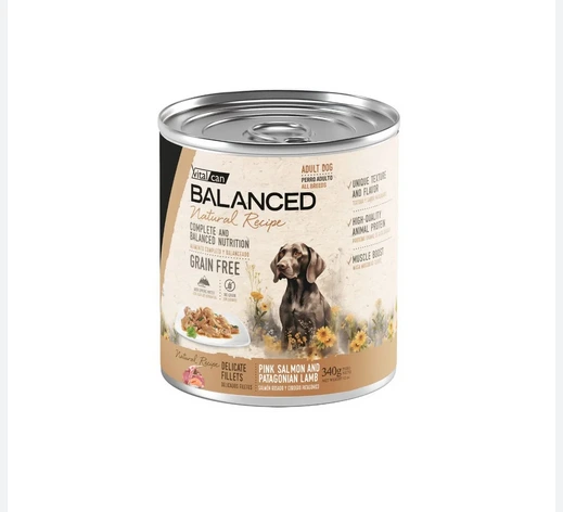 VITAL CAN BALANCED LATA NATURAL RECIPE CERDO PERRO AD 340GRS