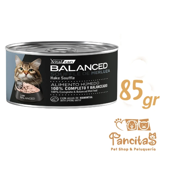 [013-2068] VITAL CAN BALANCED LATA CAT SENIOR SOUFFLE POLLO 85GR