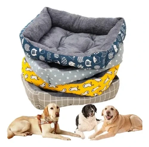 CAMA ESTAMPADA PELUCHITO RECTANGULAR ANTIDESLIZANTE L