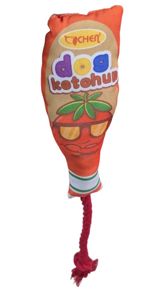 BOTELLA PELUCHE CON SOGA DE COLORES