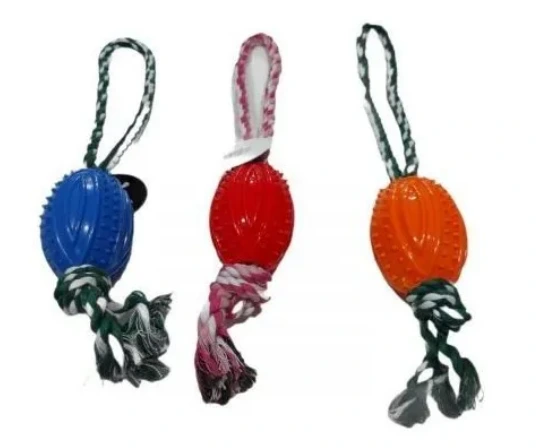 JUGUETE OVALADO CON SOGA