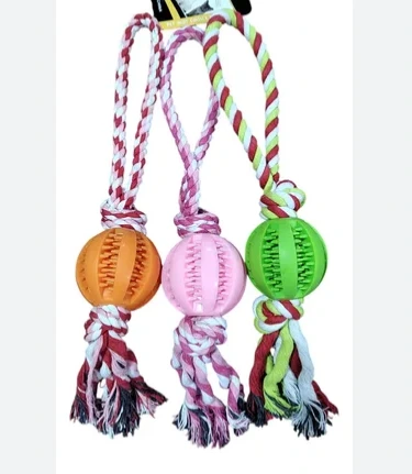 [25430] PELOTA MORDILLO CON SOGA CORTA