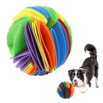 PELOTA INTERACTIVA DE TELA DOSIFICADORA DE ALIMENTOS