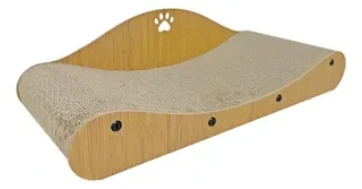 [25779] CAMA RASCADORA INTERACTIVA OVALADA CON HUELLA 60X25X16CM