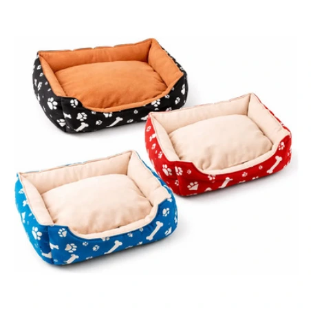 CAMA HUESITOS LAZYPET CON ALMOADON DESMONTABLE 60X16CM