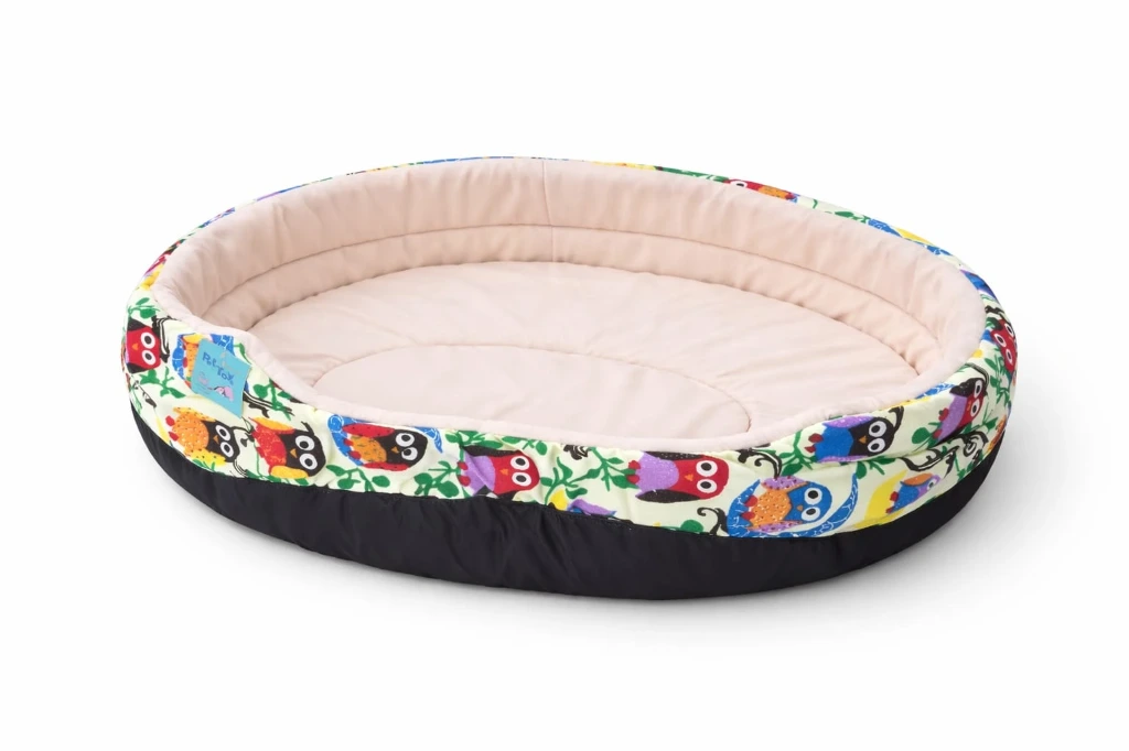 CAMA MULTICOLOR BUHO REDONDA N2 60X50X15CM