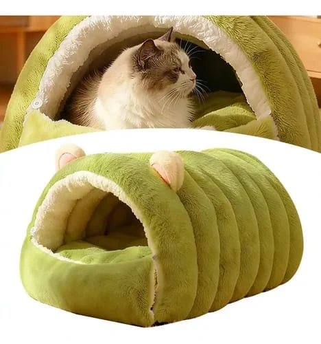 [25729] CAMA CUEVA TIPO OSO CON OREJAS 45X35X30CM