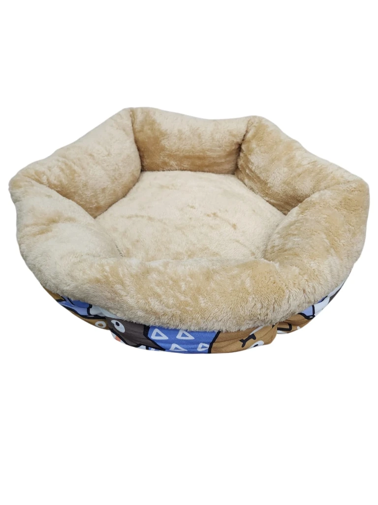 [26389] CAMA GEOMETRICA MULTICOLOR REDONDA N1 45X45X14CM