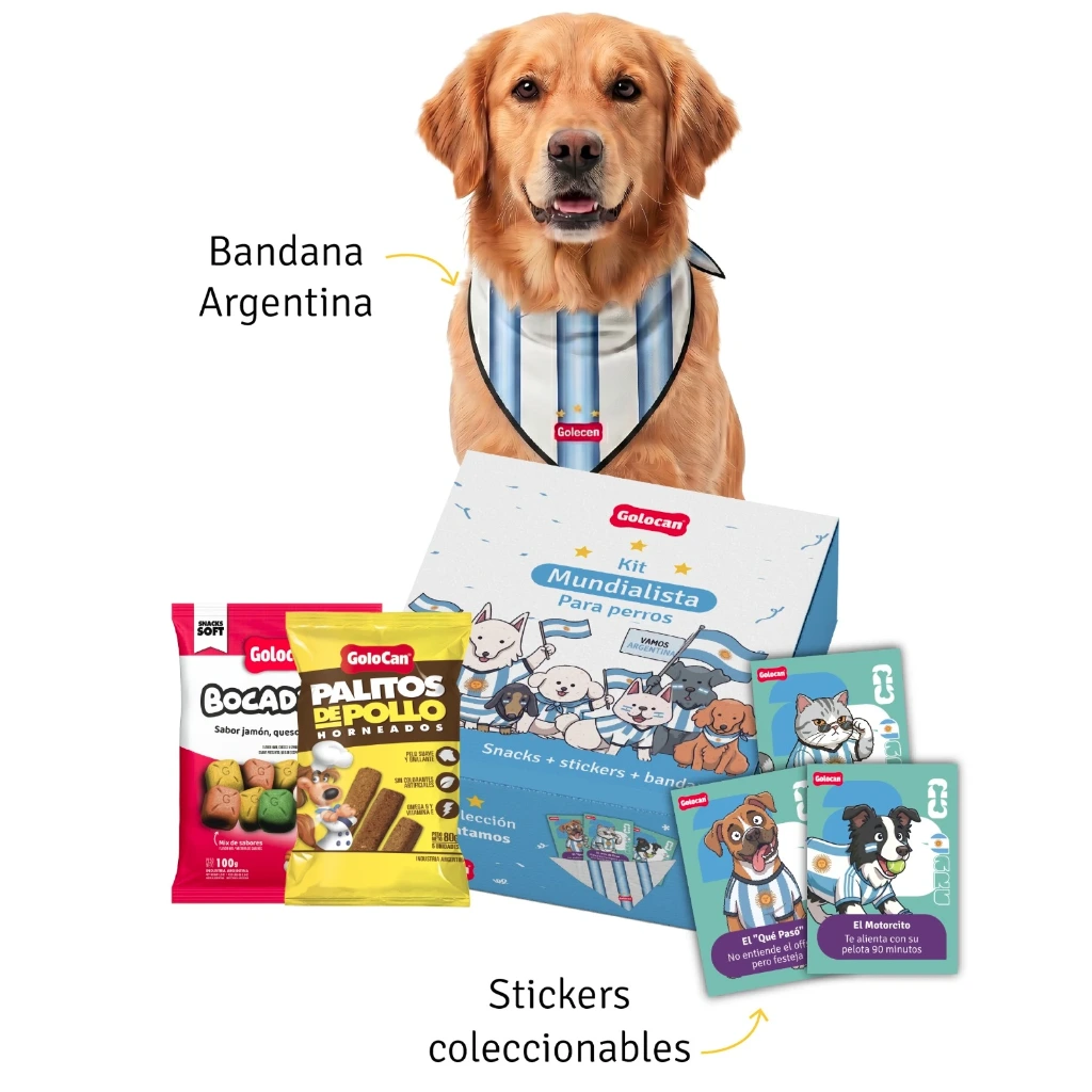 [KITP] KIT MUNDIALISTA PERRO GOLOCAN