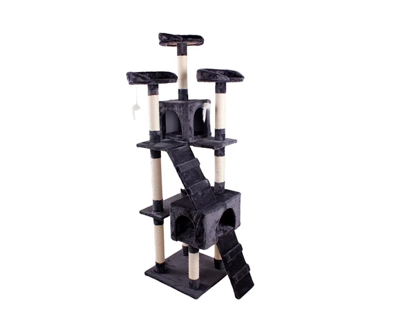 [PT08] RASCADOR TORRE MULTI NIVELES Y CAMA 50X50X170CM