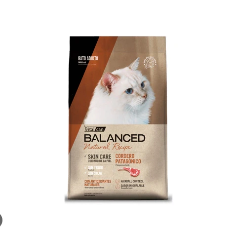 VITAL CAN BALANCED CAT NATURAL RECIPE CORDERO 3KG