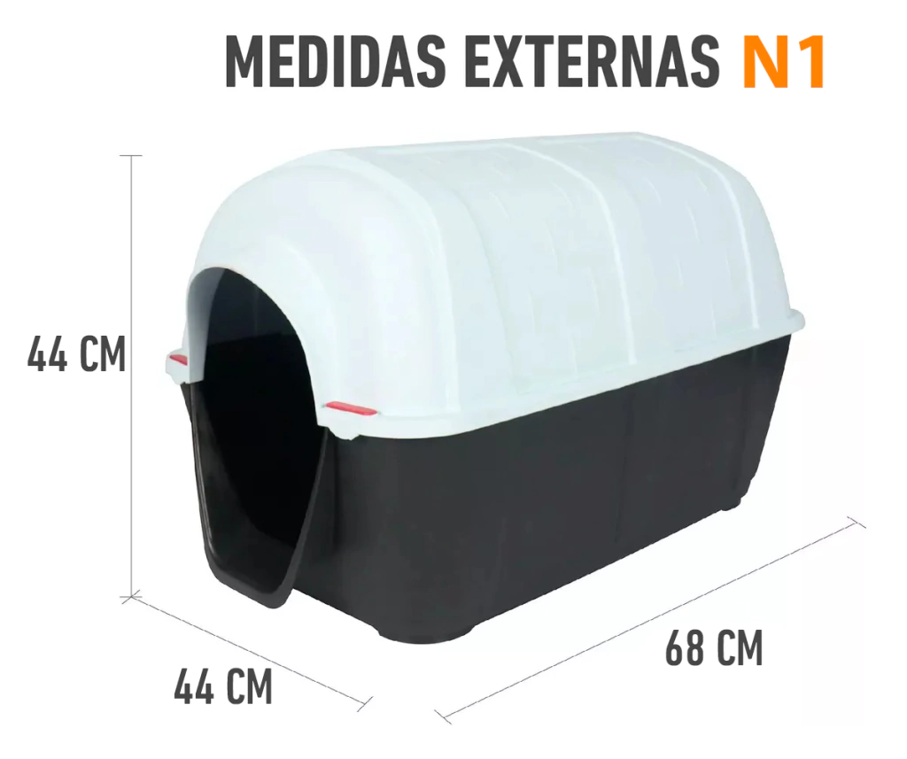 CUCHA RAST GRIS N1 44X44X68CM