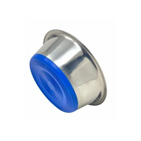 COMEDERO ACERO INOXIDABLE CON ANTIDESLIZANTE CHICO 14CM