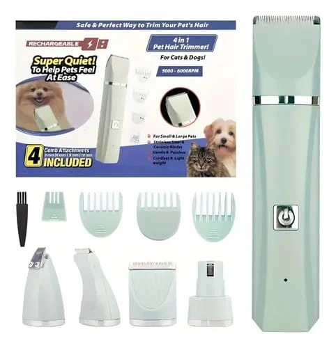 [26576] MAQUINA PELADORA KIT GROOMSET 4 EN 1 6000RPM