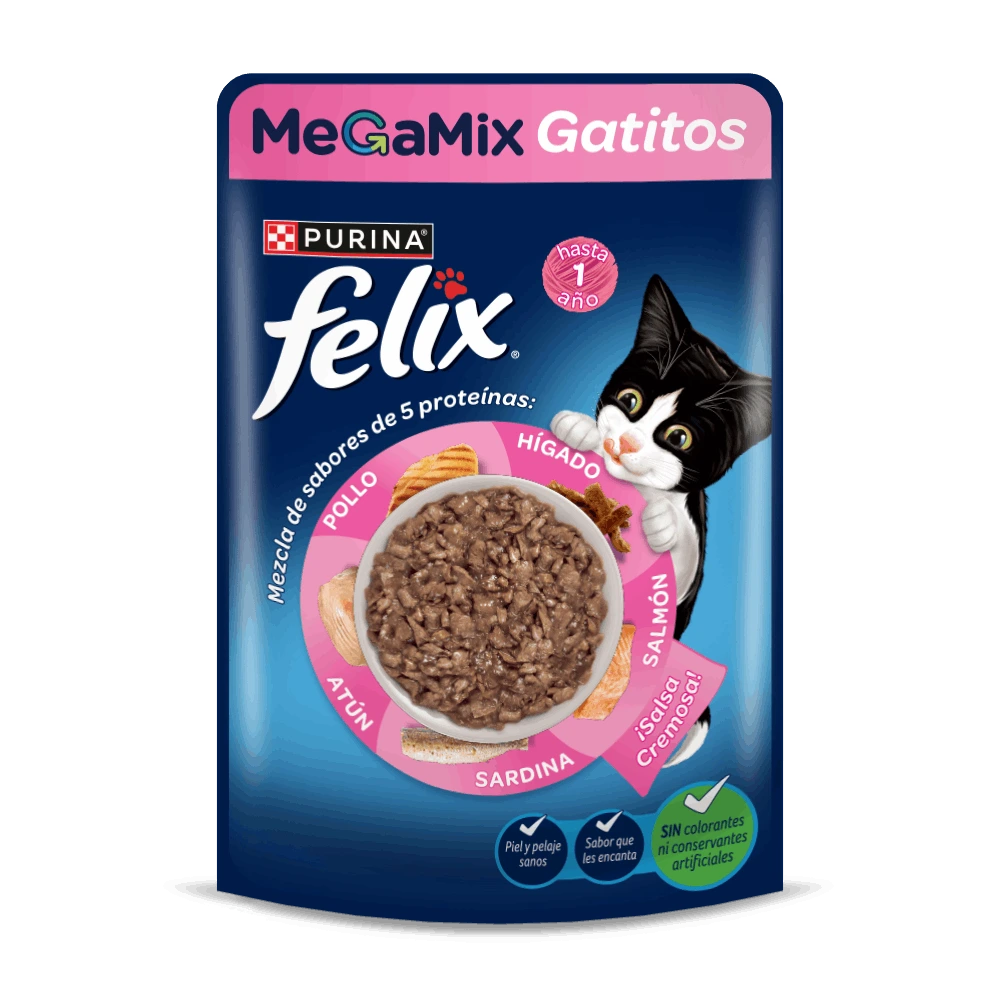 FELIX POUCH CARNE GATITO PROMO 5+1