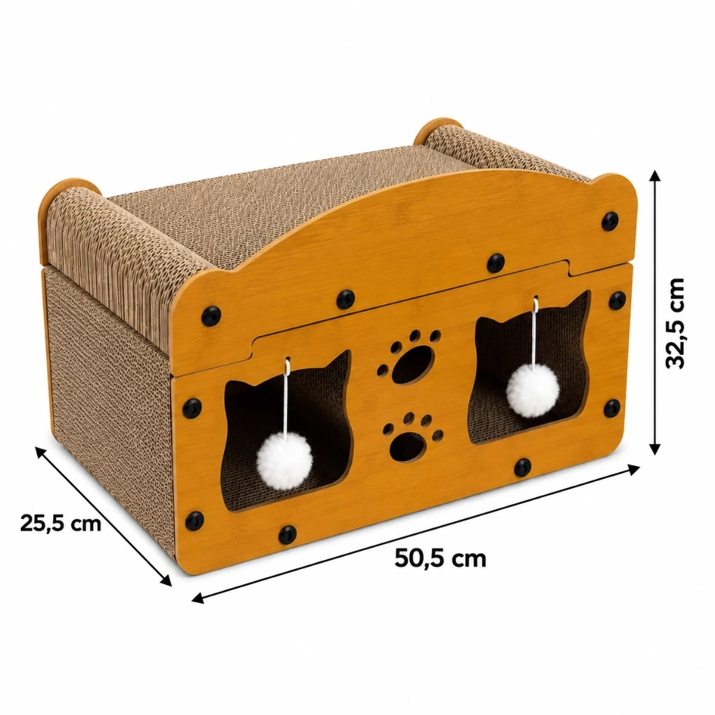 [TG115] RASCADOR CASA SILLON ALTO 25X50X32CM