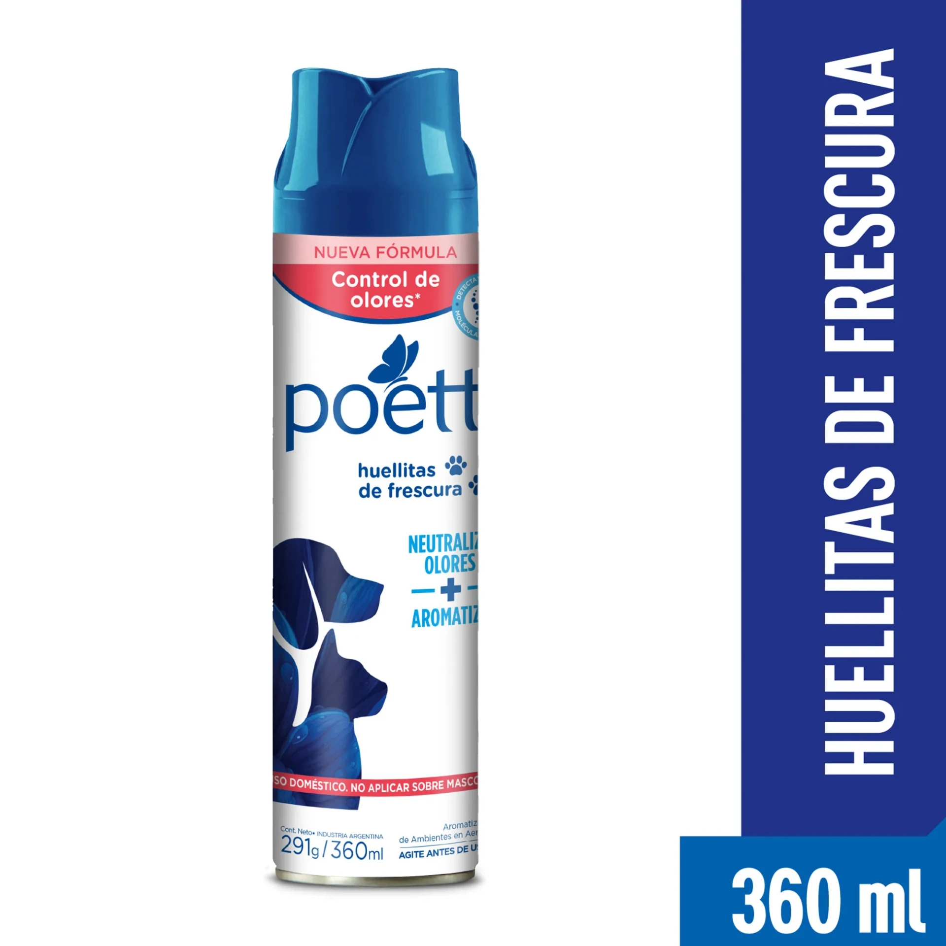 [50090] POETT AEROSOL HUELLITAS DE FRESCURA 360ML CONTROL DE OLORES