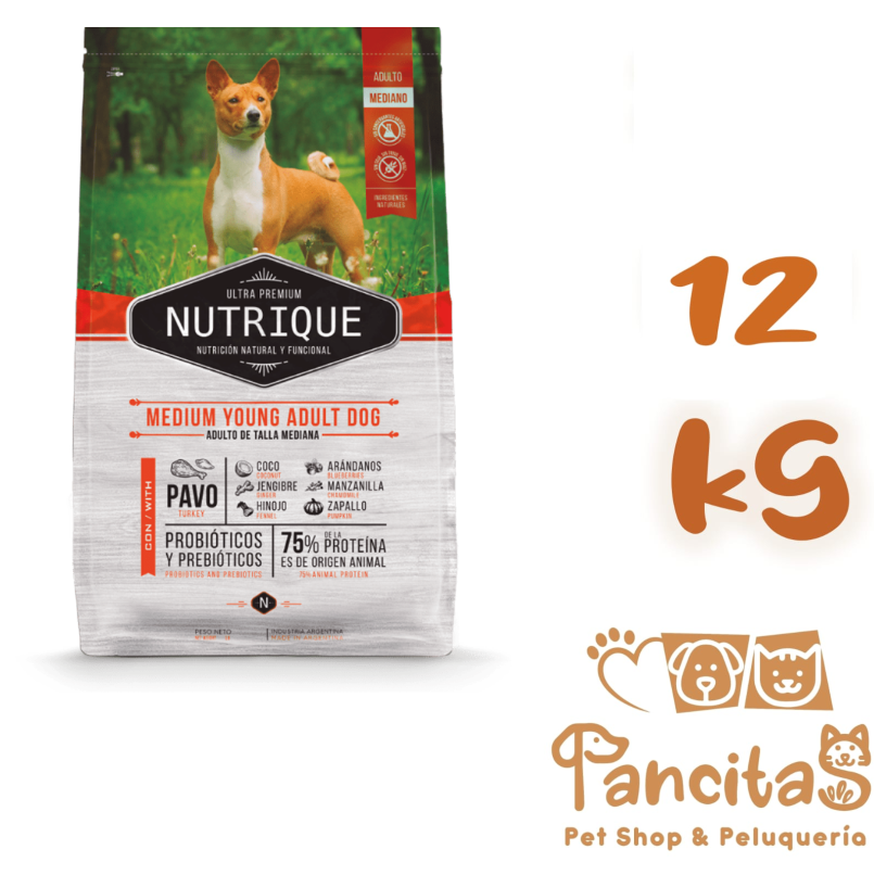 NUTRIQUE DOG ADULTO MEDIUM 12KG