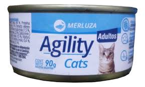 AGILITY CAT LATA ALIMENTO HUMEDO MERLUZA 90GR