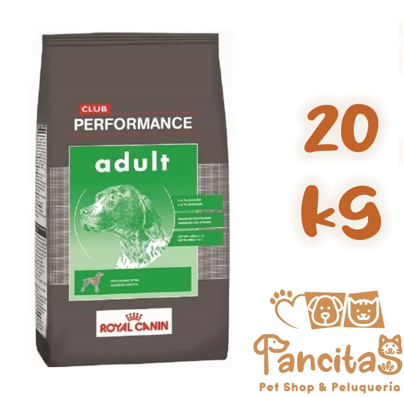 ROYAL CANIN DOG PERFORMANCE ADULT 20KG PROMO