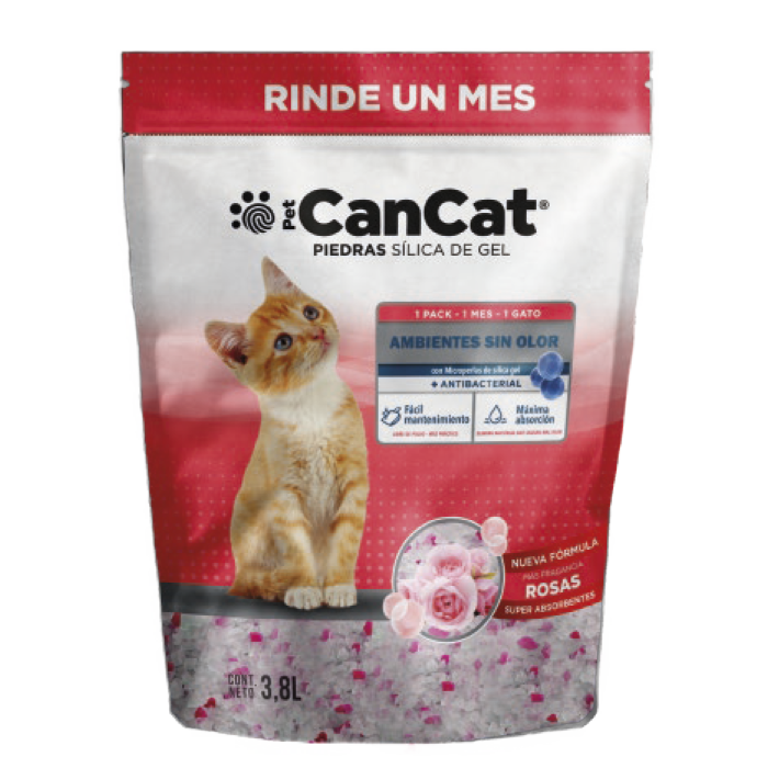 PIEDRITAS SILICAS CANCAT ROSAS 3,8L