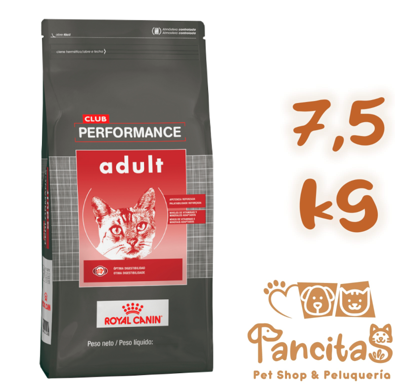 ROYAL CANIN CAT PERFORMANCE ADULT 7,5KG PROMO