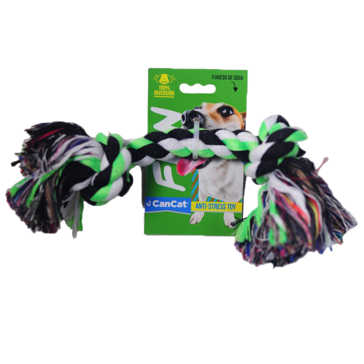 CANCAT FUN HUESO DE SOGA 2 NUDOS MINI
