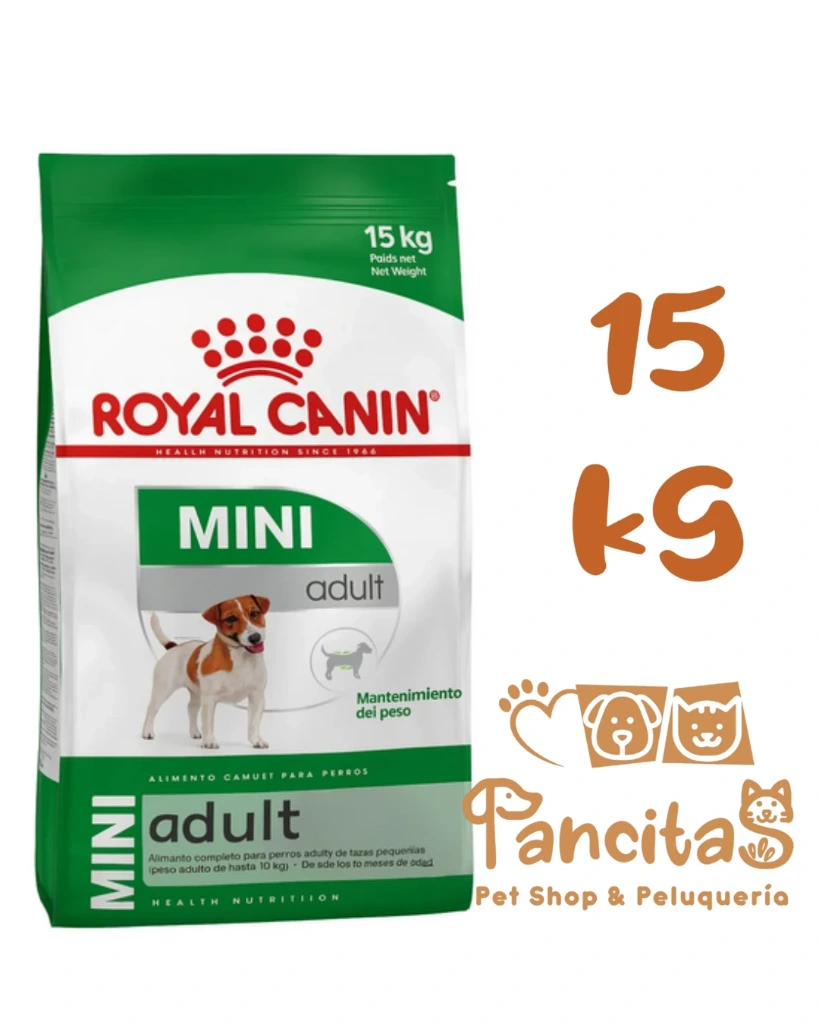 [60011309] ROYAL CANIN DOG ADULT MINI 15KG PROMO