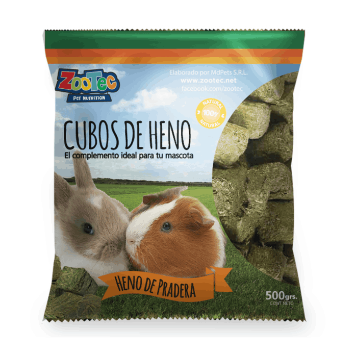 ZOOTEC CUBITOS DE HENO BOLSA 500 GR