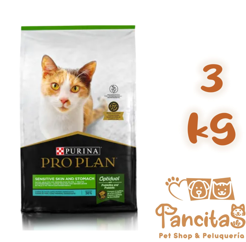 PRO PLAN CAT SENSITIVE SKIN AND STOMACH 3KG