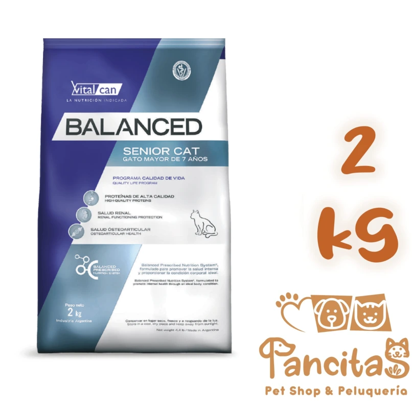 [21716] VITAL CAN BALANCED  CAT ADULT SENIOR 2KG