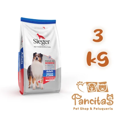[31] SIEGER DOG ADULT 3KG MEDIUM&LARGE