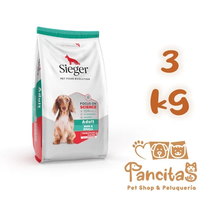 SIEGER DOG ADULT SMALL BREEDS 3KG