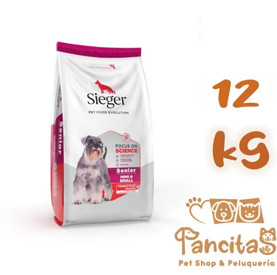 SIEGER DOG SENIOR MORDIDA PEQ +7 12KG PROMO