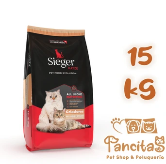 SIEGER KATZE CAT ADULT CRIADORES 15KG PROMO 50% DE DESCUENTO