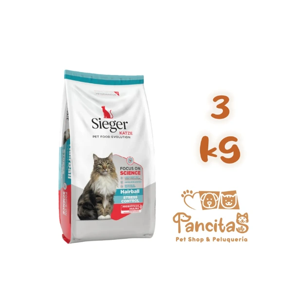 SIEGER KATZE CAT HAIRBALL STRESS CONTROL 3KG