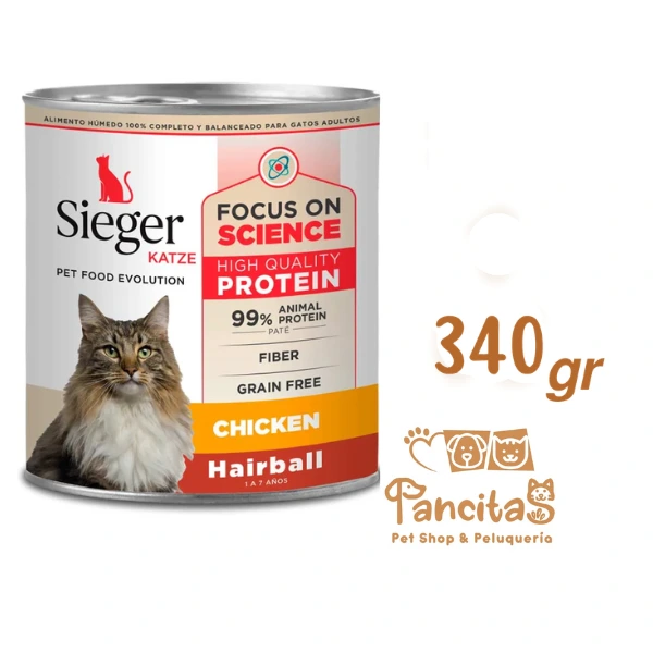 SIEGER KATZE LATA HAIRBALL 340GR
