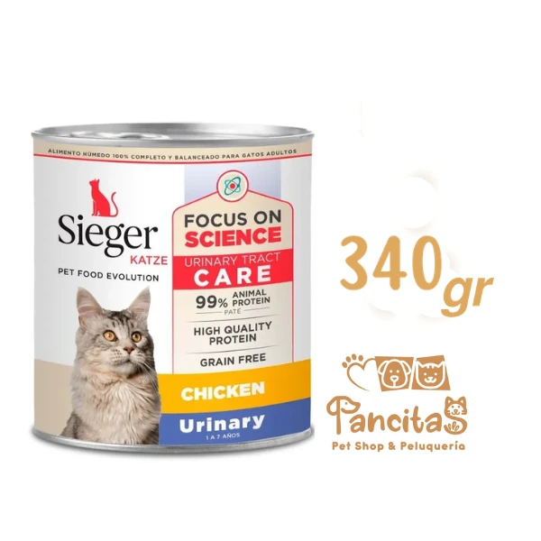 SIEGER KATZE LATA URINARY 340GR